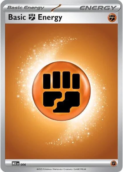 Basic Fighting Energy - 006, MEE: Mega Evolution Energies 6