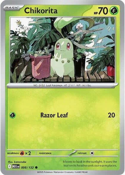 Chikorita, ME01: Mega Evolution 008/132
