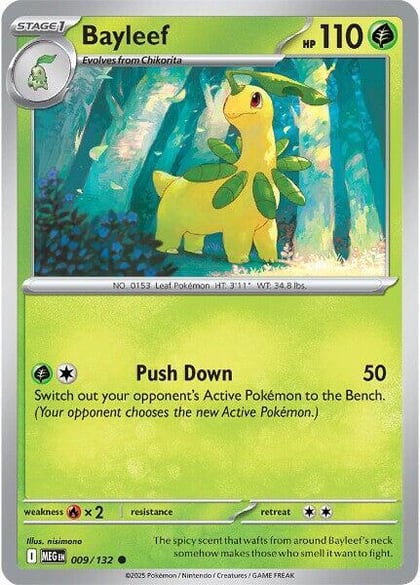 Bayleef, ME01: Mega Evolution 009/132