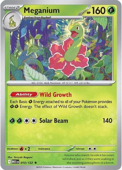 Meganium, ME01: Mega Evolution 010/132