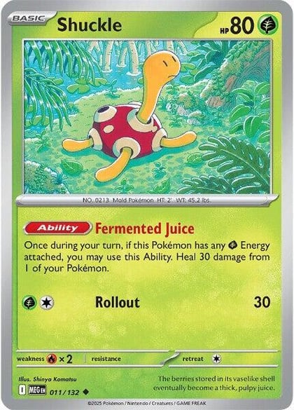 Shuckle - 011/132, ME01: Mega Evolution 011/132