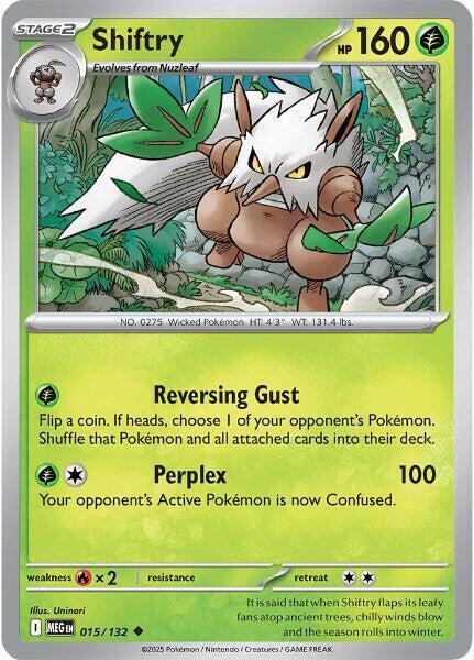 Shiftry, ME01: Mega Evolution 015/132
