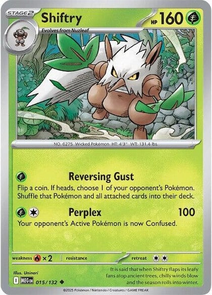 Shiftry, ME01: Mega Evolution 015/132