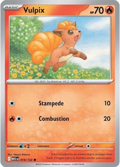 Vulpix - 019/132, ME01: Mega Evolution 019/132