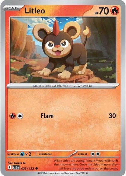 Litleo - 023/132, ME01: Mega Evolution 023/132