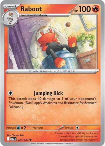 Raboot, ME01: Mega Evolution 027/132