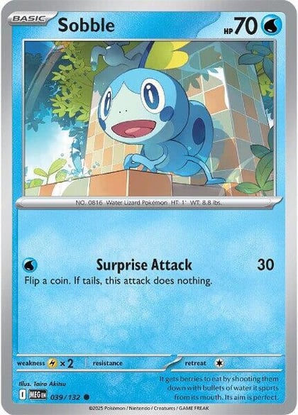 Sobble, ME01: Mega Evolution 039/132