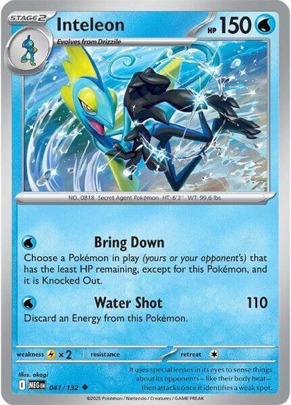 Inteleon - 041/132, ME01: Mega Evolution 041/132
