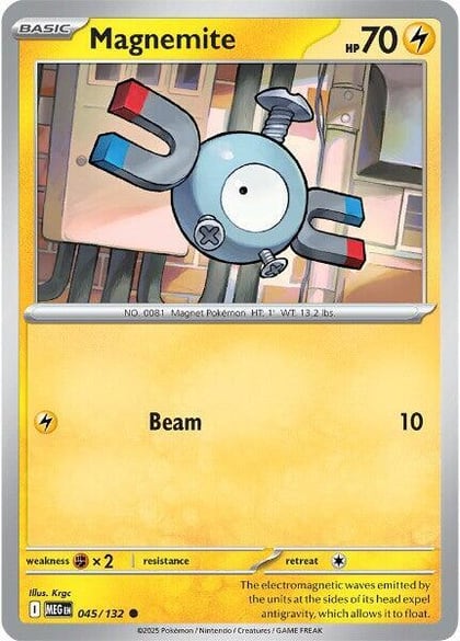 Magnemite, ME01: Mega Evolution 045/132