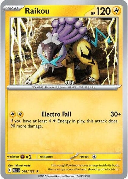 Raikou, ME01: Mega Evolution 048/132