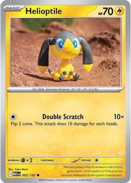 Helioptile - 052/132, ME01: Mega Evolution 052/132