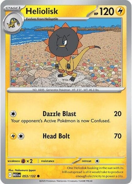Heliolisk, ME01: Mega Evolution 053/132