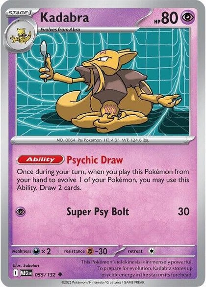 Kadabra, ME01: Mega Evolution 055/132