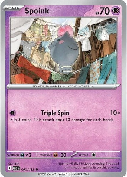 Spoink, ME01: Mega Evolution 062/132