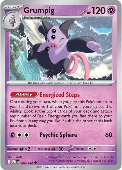 Grumpig, ME01: Mega Evolution 063/132