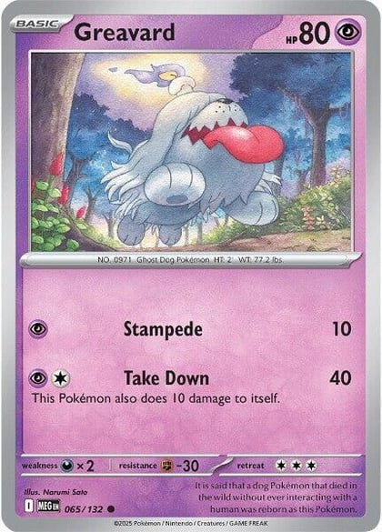 Greavard, ME01: Mega Evolution 065/132