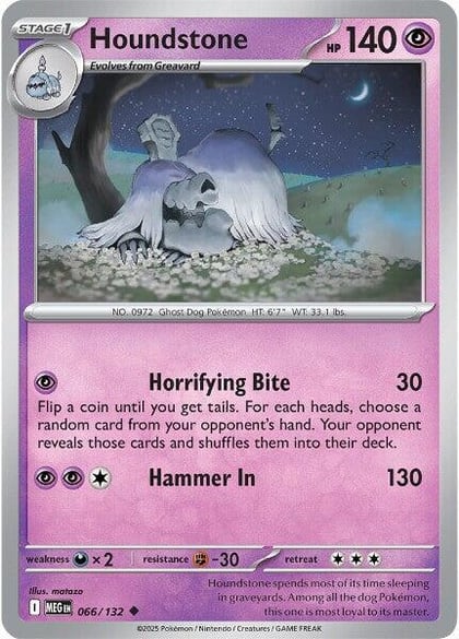 Houndstone - 066/132, ME01: Mega Evolution 066/132