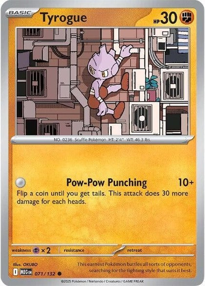 Tyrogue, ME01: Mega Evolution 071/132