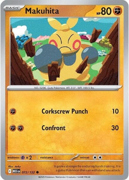 Makuhita, ME01: Mega Evolution 072/132