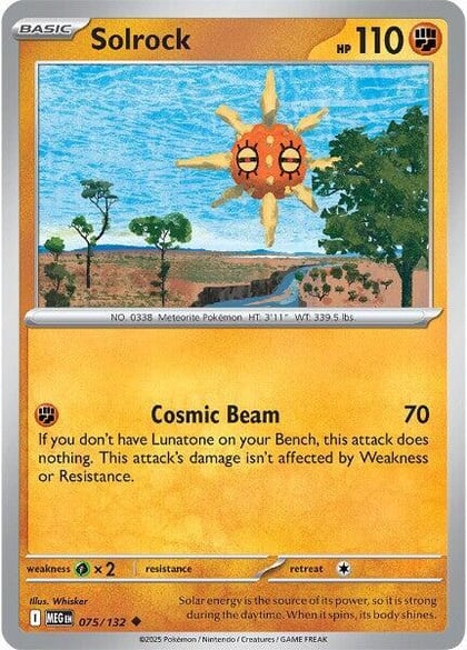 Solrock, ME01: Mega Evolution 075/132