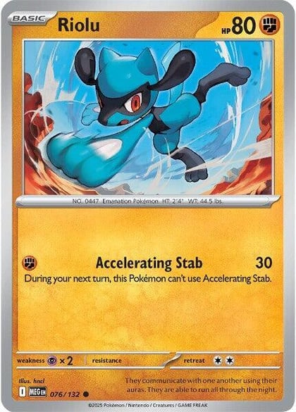 Riolu, ME01: Mega Evolution 076/132