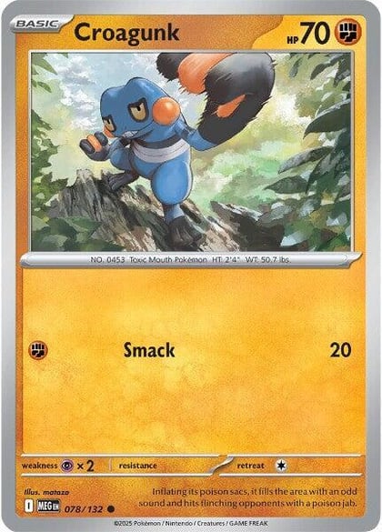 Croagunk, ME01: Mega Evolution 078/132