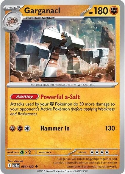 Garganacl - 084/132, ME01: Mega Evolution 084/132