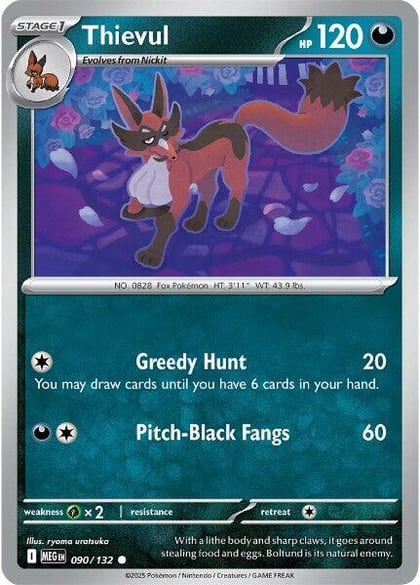 Thievul, ME01: Mega Evolution 090/132