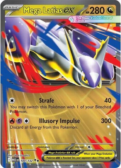 Mega Latias ex - 100/132, ME01: Mega Evolution 100/132