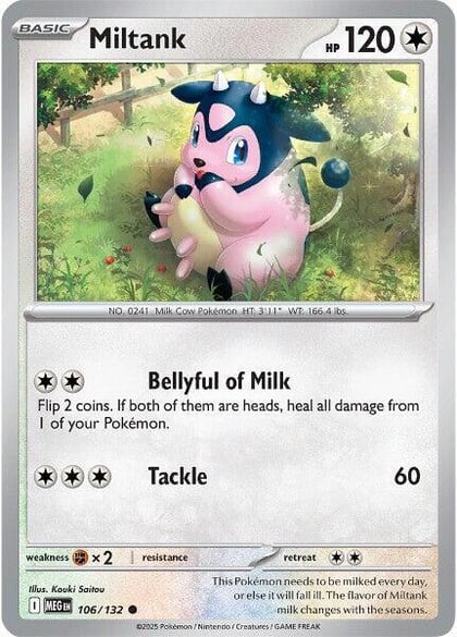 Miltank, ME01: Mega Evolution 106/132