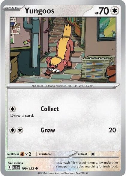 Yungoos, ME01: Mega Evolution 109/132