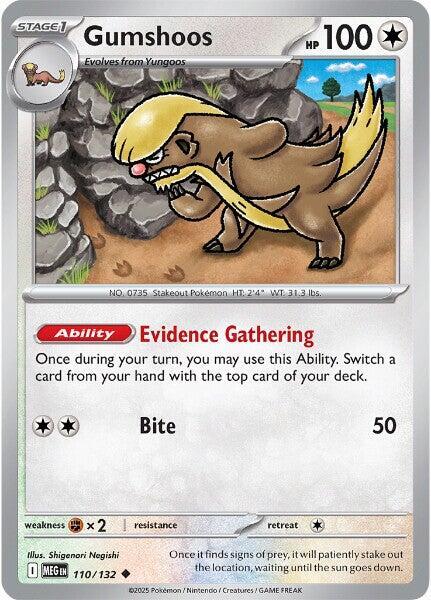 Gumshoos - 110/132, ME01: Mega Evolution 110/132