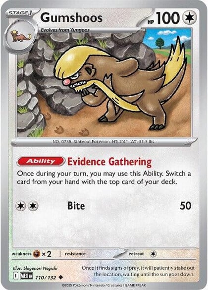 Gumshoos - 110/132, ME01: Mega Evolution 110/132