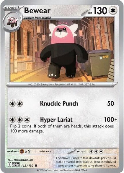 Bewear, ME01: Mega Evolution 112/132