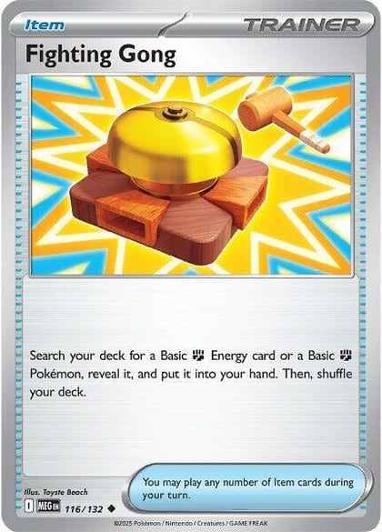 Fighting Gong - 116/132, ME01: Mega Evolution 116/132
