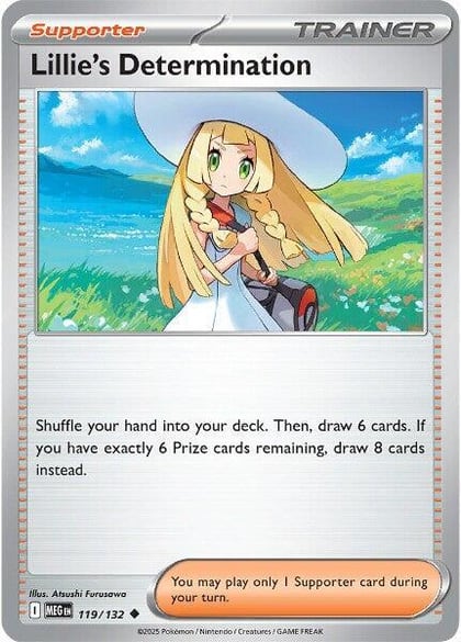 Lillie's Determination - 119/132, ME01: Mega Evolution 119/132
