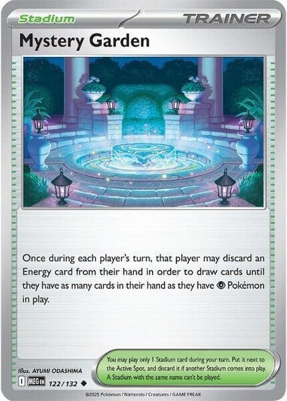 Mystery Garden - 122/132, ME01: Mega Evolution 122/132