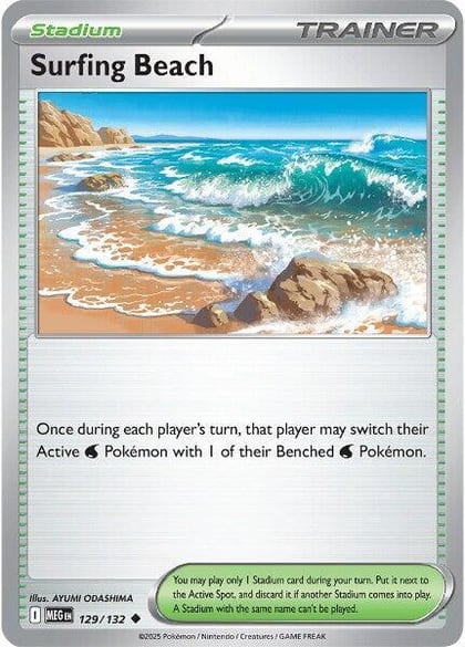 Surfing Beach, ME01: Mega Evolution 129/132