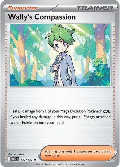 Wally's Compassion - 132/132, ME01: Mega Evolution 132/132