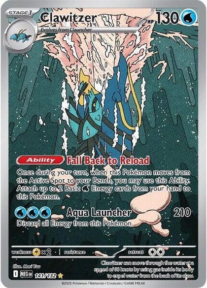 Clawitzer - 141/132, ME01: Mega Evolution 141/132