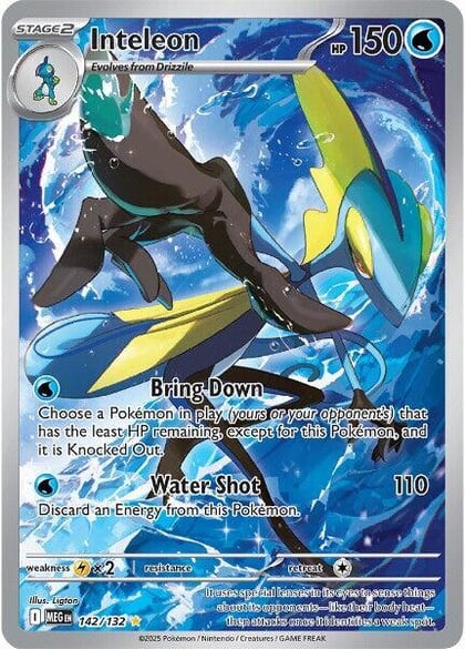 Inteleon - 142/132, ME01: Mega Evolution 142/132