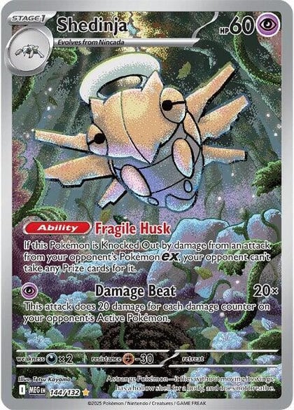Shedinja - 144/132, ME01: Mega Evolution 144/132