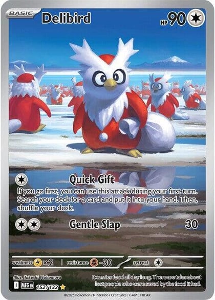 Delibird - 152/132, ME01: Mega Evolution 152/132