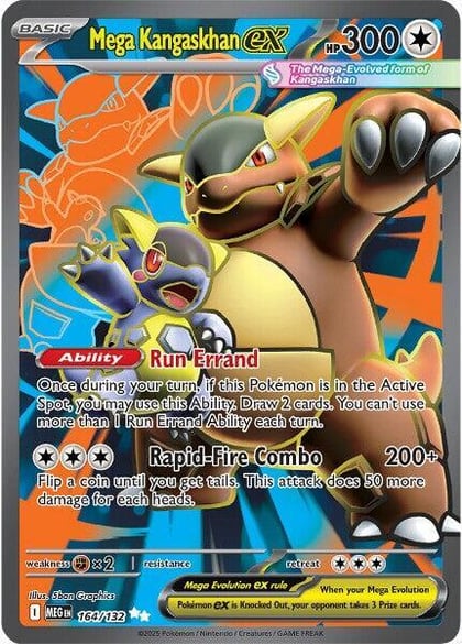 Mega Kangaskhan ex - 164/132, ME01: Mega Evolution 164/132