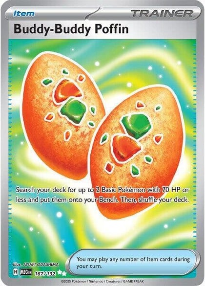 Buddy-Buddy Poffin, ME01: Mega Evolution 167/132