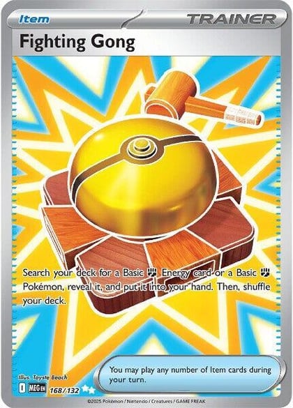 Fighting Gong - 168/132, ME01: Mega Evolution 168/132