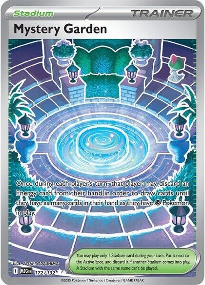 Mystery Garden - 172/132, ME01: Mega Evolution 172/132