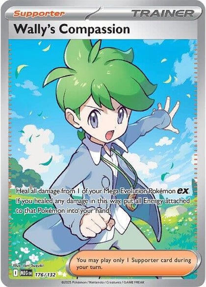 Wally's Compassion - 176/132, ME01: Mega Evolution 176/132