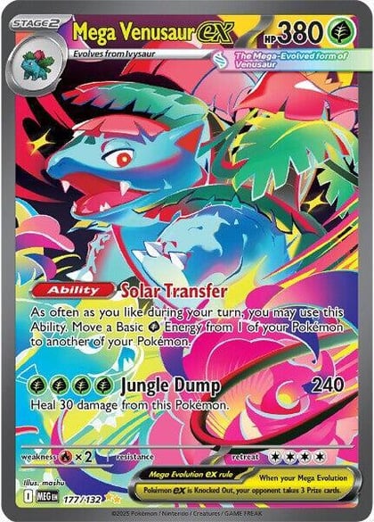 Mega Venusaur ex - 177/132, ME01: Mega Evolution 177/132