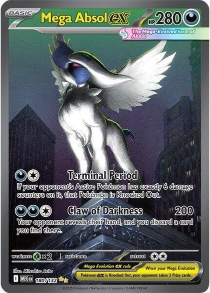Mega Absol ex - 180/132, ME01: Mega Evolution 180/132